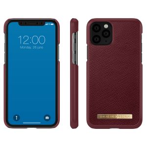 iDeal of Sweden Coque Saffiano iPhone 11 Pro - Rouge