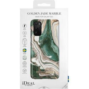 iDeal of Sweden Coque Fashion Samsung Galaxy S20 - Golden Jade Marble