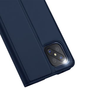 Dux Ducis Étui de téléphone Slim Oppo Reno4 Z 5G - Bleu foncé