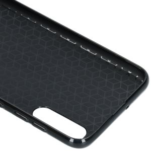 Coque silicone Carbon Samsung Galaxy A50 / A30s - Noir