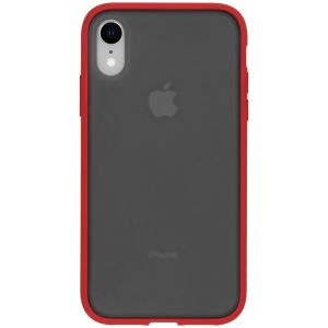 iMoshion Coque Frosted iPhone Xr - Rouge
