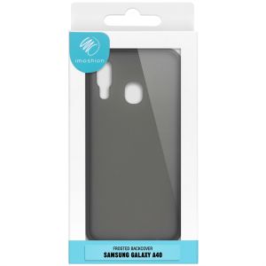 iMoshion Coque Frosted Samsung Galaxy A40 - Noir