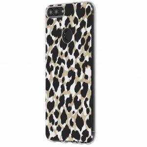 Coque design Huawei P Smart - Panther Black / Gold