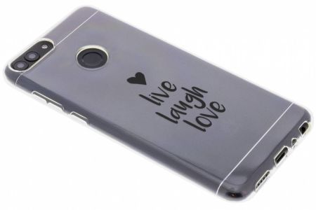Coque design Huawei P Smart - Live Laugh Love