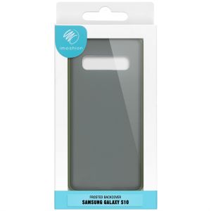 iMoshion Coque Frosted Samsung Galaxy S10 - Vert