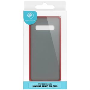 iMoshion Coque Frosted Samsung Galaxy S10 Plus - Rouge