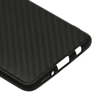 Coque silicone Carbon Samsung Galaxy A51 - Noir