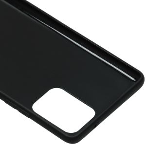 Coque silicone Carbon Samsung Galaxy S10 Lite - Noir