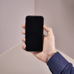 Coque silicone Carbon iPhone Xr - Noir