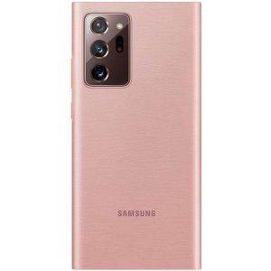 Samsung Original étui de téléphone portefeuille Clear View Galaxy Note20Ultra