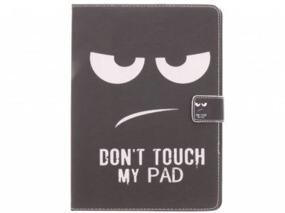 Coque tablette silicone design iPad Air 2 (2014) / Air 1 (2013) - Don't touch my pad