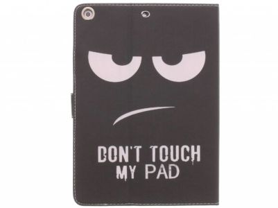 Coque tablette silicone design iPad Air 2 (2014) / Air 1 (2013) - Don't touch my pad
