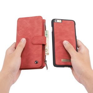 CaseMe Étui luxe 2-en-1 à rabat iPhone 6 / 6s - Rouge