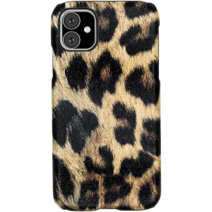 Coque au motif léopard iPhone 11 - Brun