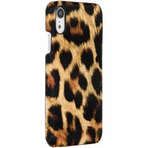 Coque au motif léopard iPhone Xr - Brun