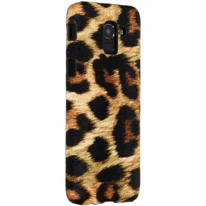 Coque au motif léopard Samsung Galaxy J6 - Brun
