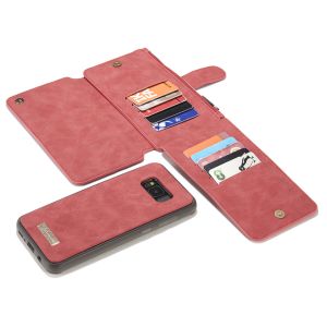 CaseMe Étui luxe 2-en-1 à rabat Samsung Galaxy S8 - Rouge