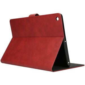 iMoshion Coque tablette luxe iPad 9 (2021) 10.2 pouces / iPad 8 (2020) 10.2 pouces / iPad 7 (2019) 10.2 pouces - Rouge