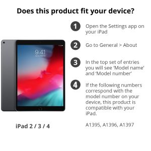 Protection d'écran Pro en verre trempé iPad 4 (2012) 9.7 pouces / iPad 4 (2012) 9.7 pouces / iPad 2 (2011) 9.7 pouces