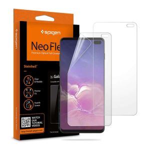 Spigen Protection d'écran Neo Flex Duo Pack Samsung Galaxy S10 Plus