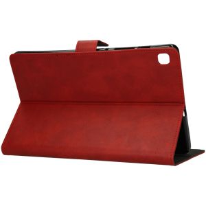 iMoshion Coque tablette luxe Samsung Galaxy Tab S6 Lite / Tab S6 Lite (2022) - Rouge