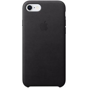 Apple Coque en cuir iPhone SE (2022 / 2020) / 8 / 7 - Noir