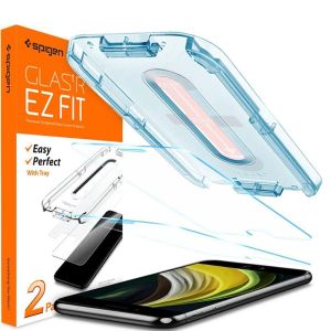 Spigen Protection d'écran en verre trempé GLAStR + applicateur iPhone SE (2022 / 2020)/8/7