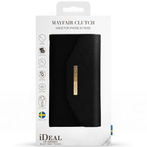iDeal of Sweden Mayfair Clutch iPhone SE (2022 / 2020) / 8 / 7 / 6(s) - Noir