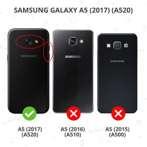 Accezz Étui à rabat Samsung Galaxy A5 (2017) - Noir
