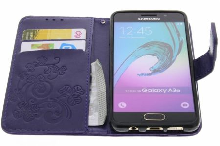 Etui de téléphone Fleurs de Trèfle Samsung Galaxy A3 (2016)