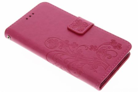 Etui de téléphone Fleurs de Trèfle Huawei P8 Lite - Rose