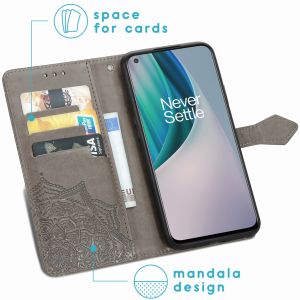 iMoshion Etui de téléphone portefeuille Mandala OnePlus Nord N10 5G