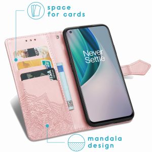 iMoshion Etui de téléphone portefeuille Mandala OnePlus Nord N10 5G