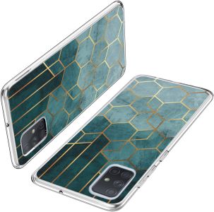 iMoshion Coque Design Samsung Galaxy A71 - Modèle - Vert