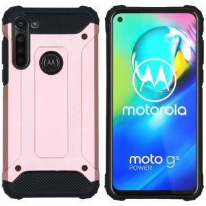 iMoshion Coque Rugged Xtreme Motorola Moto G8 Power - Rose