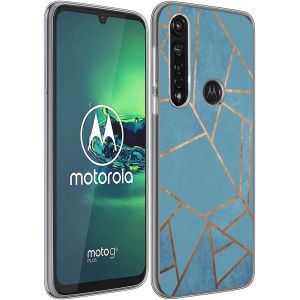 iMoshion Coque Design Motorola Moto G8 Power - Graphic - Bleu