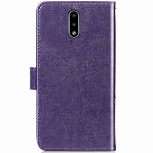 Etui de téléphone Fleurs de Trèfle Nokia 2.3 - Violet
