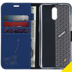 Accezz Étui de téléphone Wallet Nokia 2.3 - Bleu