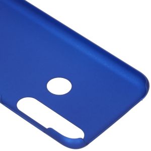 Coque unie Motorola Moto G8 Plus - Bleu