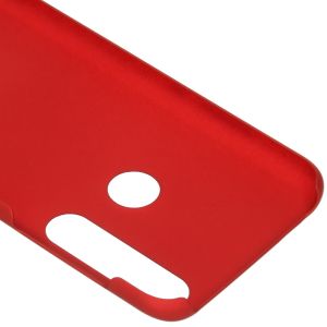 Coque unie Motorola Moto G8 Plus - Rouge