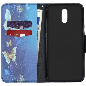 Coque silicone design Nokia 2.3 - Blue Butterfly