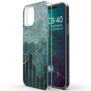 iMoshion Coque Design iPhone 12 (Pro) - Modèle - Vert