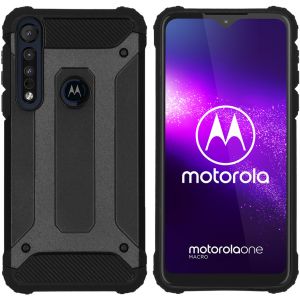 iMoshion Coque Rugged Xtreme Motorola One Macro - Noir