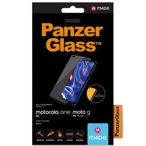 PanzerGlass Protection d'écran en verre trempé Case Friendly Motorola Moto G 5G Plus