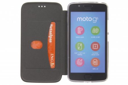 Étui de téléphone Slim Folio Motorola Moto G5