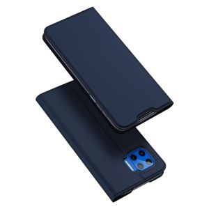 Dux Ducis Étui de téléphone Slim Motorola Moto G 5G Plus - Bleu foncé