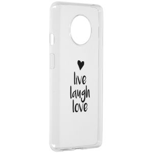 Coque design OnePlus 7T - Live Laugh Love