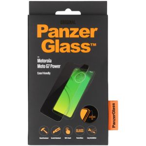 PanzerGlass Protection d'écran en verre trempé Case Friendly Motorola Moto G7 Power