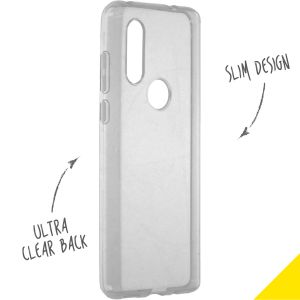 Accezz Coque Clear Motorola One Vision
