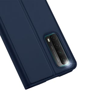 Dux Ducis Étui de téléphone Slim Huawei P Smart (2021) - Bleu foncé